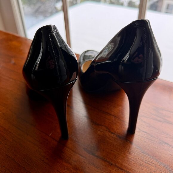 Jessica Simpson Calie Pump in Black Patent Size 9 Faux Leather - Picture 6 of 14